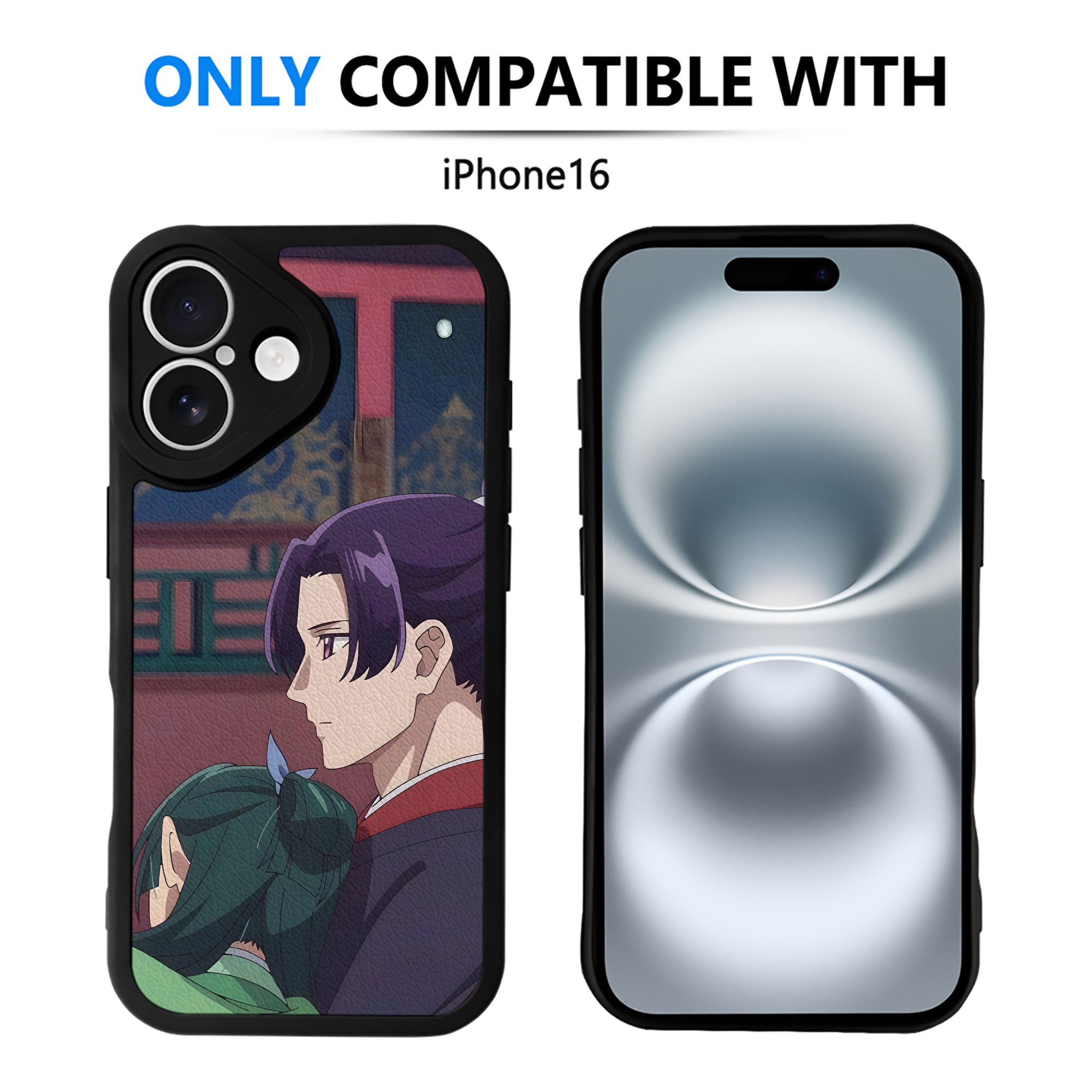 薬屋のひとりごと The Apothecary Diaries 【iPhone 16シリーズ対応】シリコンスマホケース（レザー調） 材質：シリコン